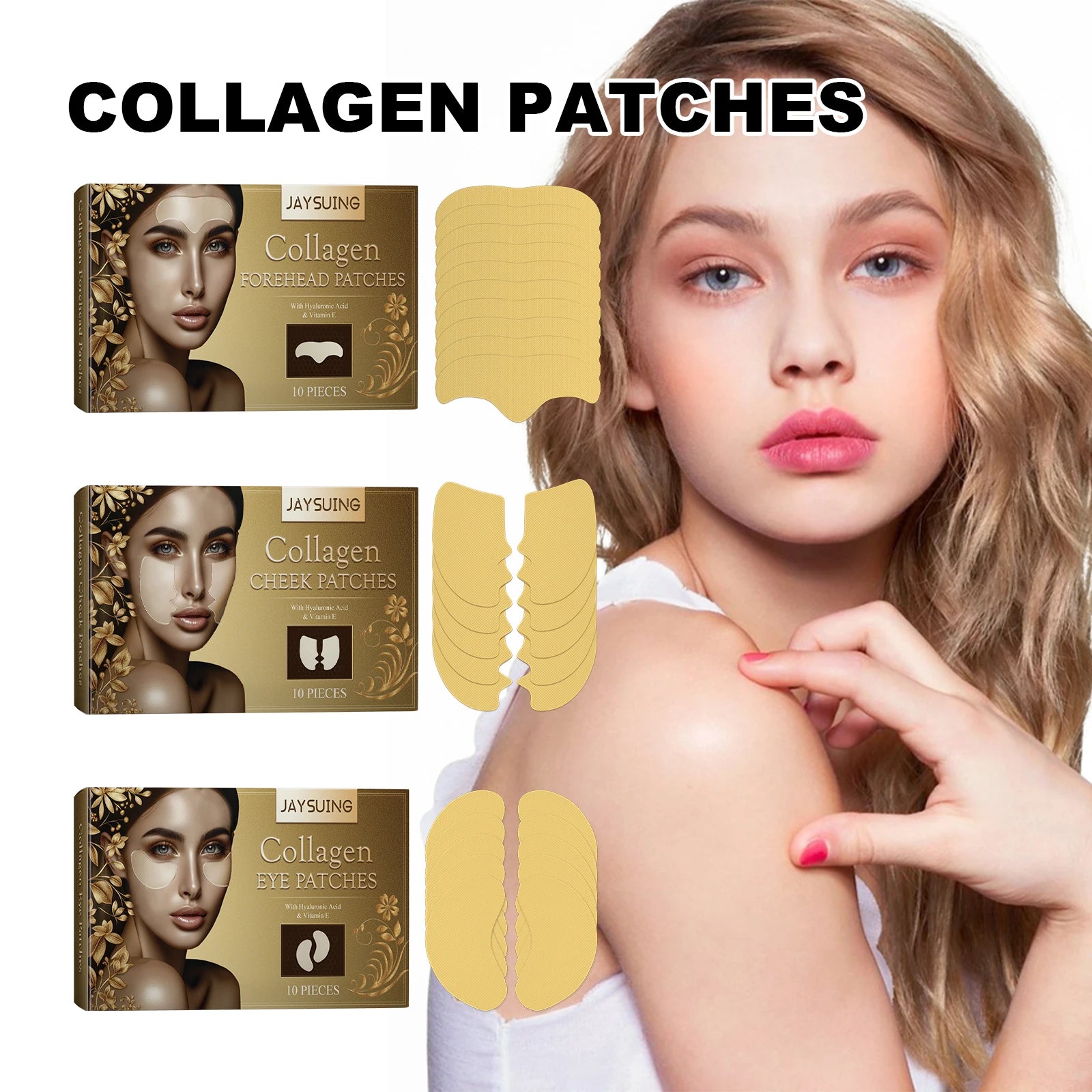Moisturizing Anti Wrinkle Treatment, Collagen Face Patches
