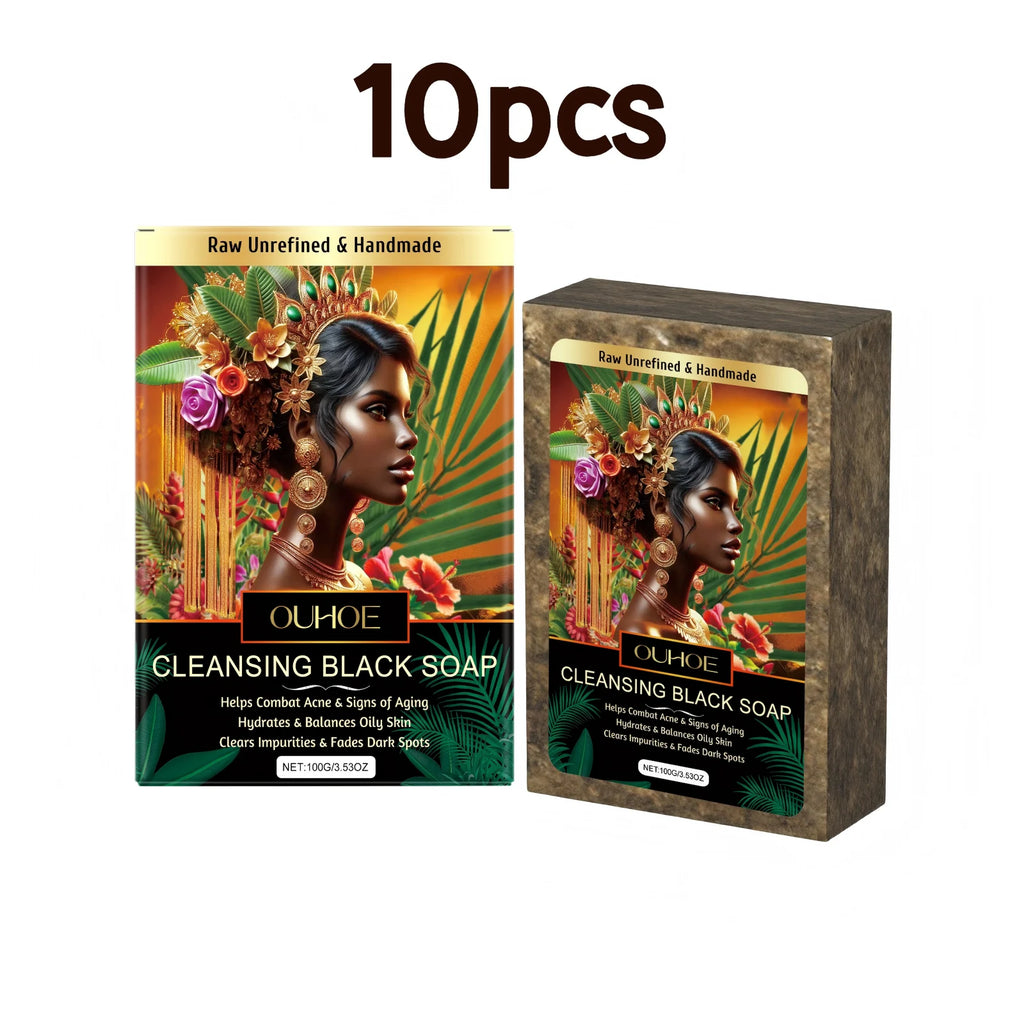 Ouhoe 100g Pore Cleansing Body Soap Remove Dark Spots, Dead Skin, Moisturizing, Oil Control, Exfoliating