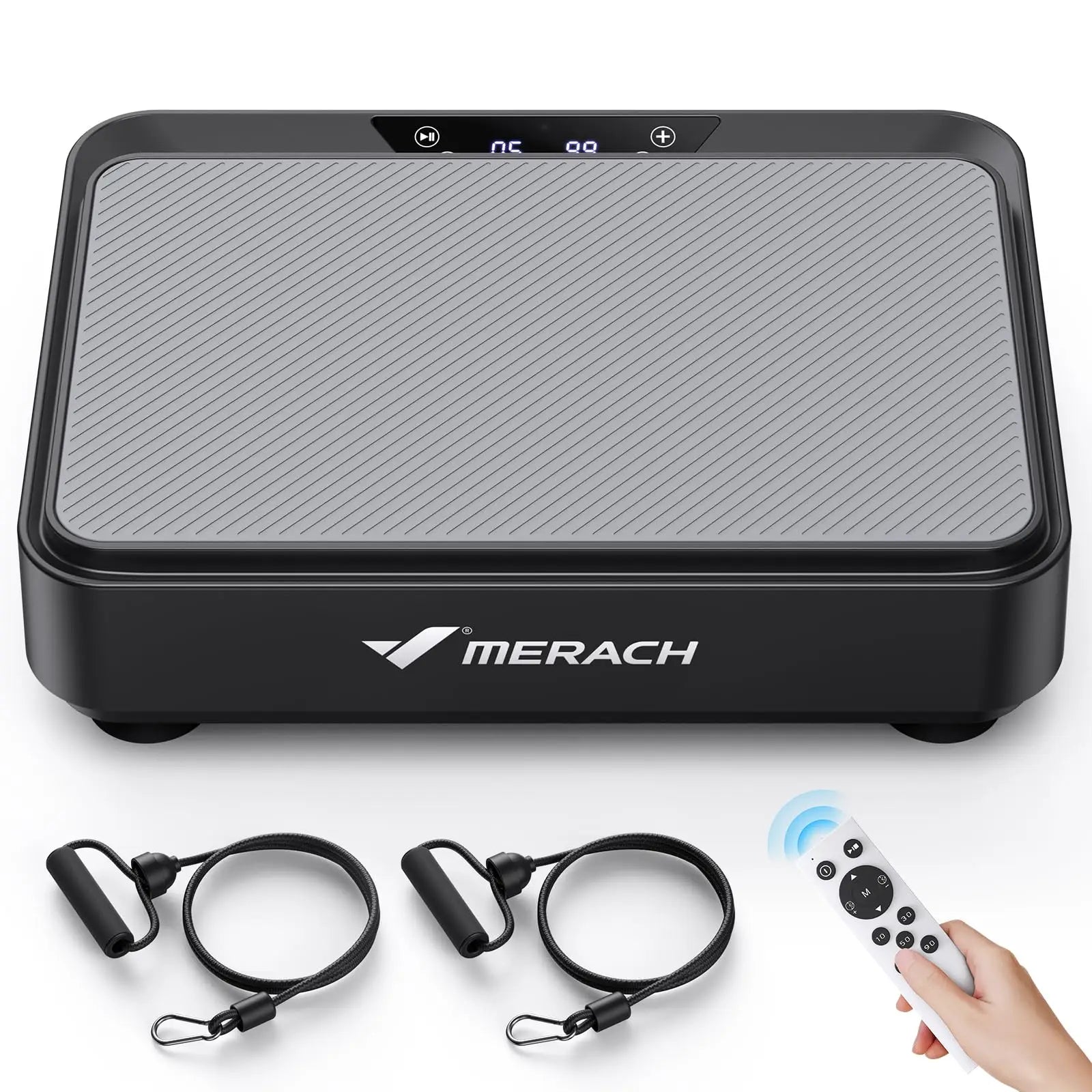 MERACH Vibration Plate Exercise Machine for Lymphatic Drainage, Relieve Pain, Help Sleep, Fat Burning