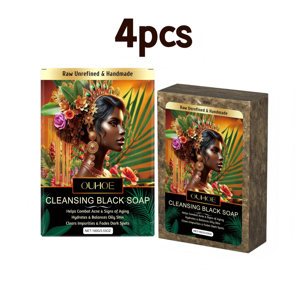 Ouhoe 100g Pore Cleansing Body Soap Remove Dark Spots, Dead Skin, Moisturizing, Oil Control, Exfoliating