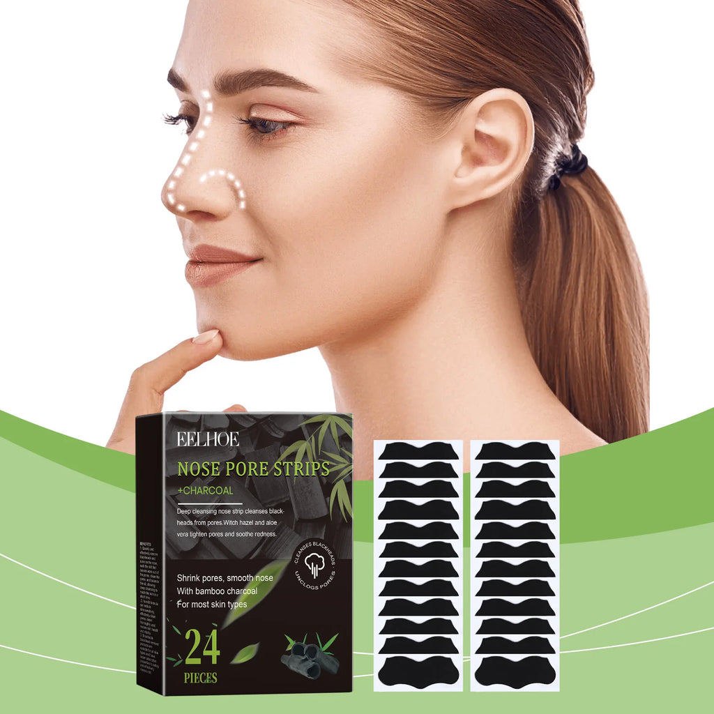 Eelhoe Charcoal Face Mask, Nose Strips, Whitening Toothpaste, Blackhead Remover, Clean Pores Oil Control