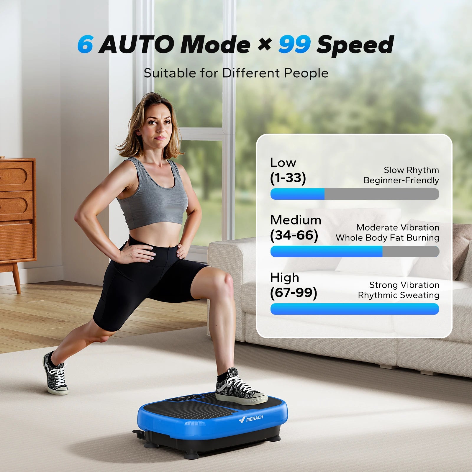 EMS Vibration Plate Exercise Machine for Lymphatic Drainage, Relieve Pain, Help Sleep, Fat Burning
