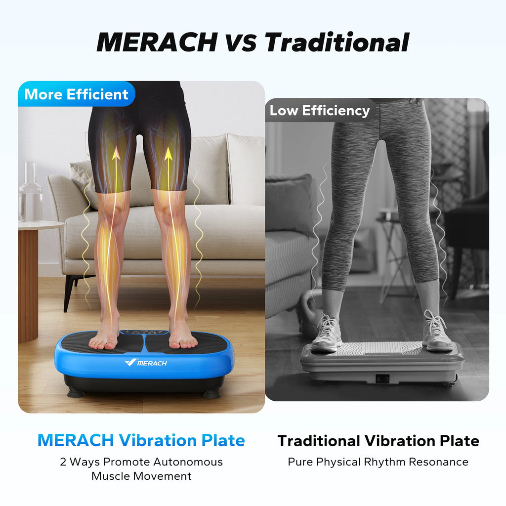 EMS Vibration Plate Exercise Machine for Lymphatic Drainage, Relieve Pain, Help Sleep, Fat Burning