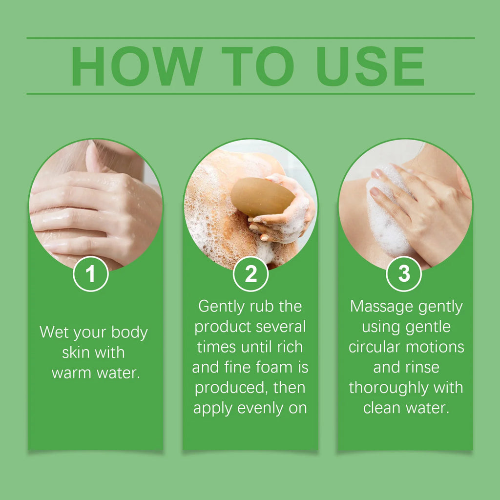 Oceaura Pure Pine Tar Body Soap Bar Daily Cleaning Moisturizing Strengthen Skin Barrier