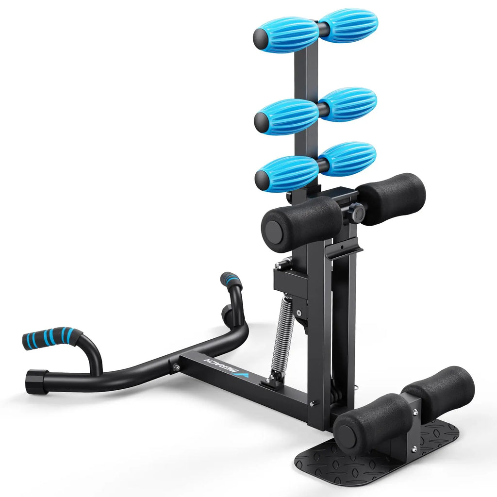 MERACH Deep Squat Machine Adjustable Glutes Trainer, Core, Leg, Push Up Workout Machine