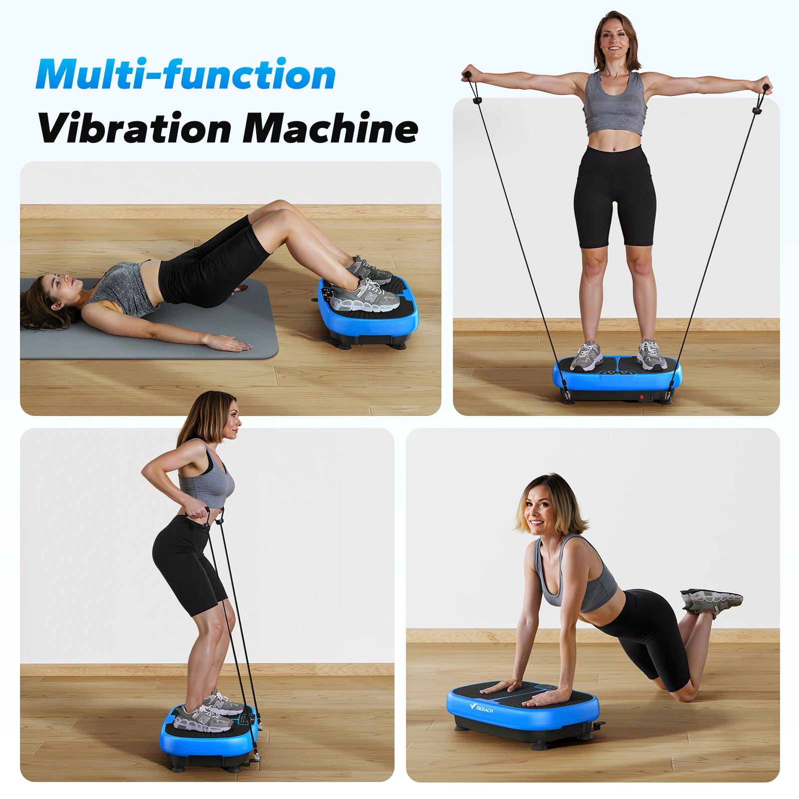 EMS Vibration Plate Exercise Machine for Lymphatic Drainage, Relieve Pain, Help Sleep, Fat Burning