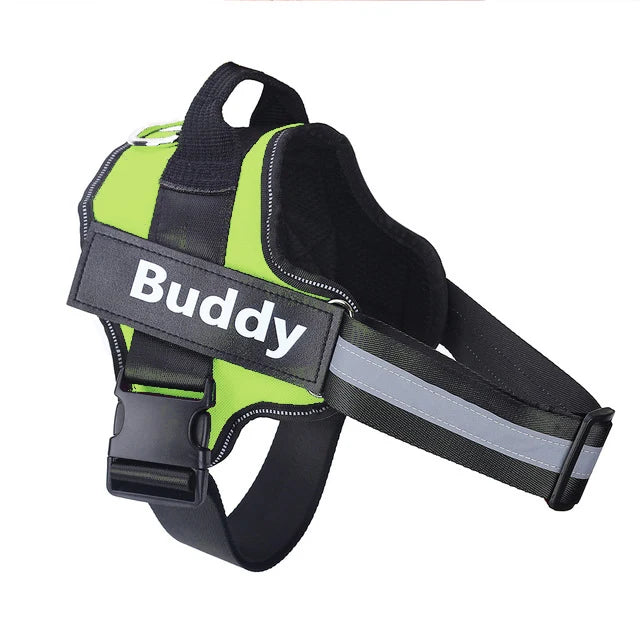 Dog Harness, Reflective, Breathable, Adjustable Vest, ID Custom Patch