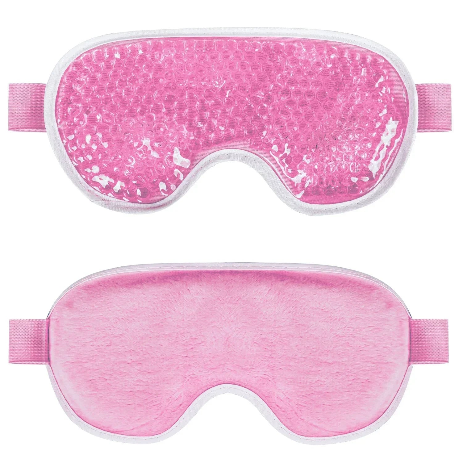 PVC Eye Mask Cooling Eye Mask, Hot Cold Compress Gel Beads for Puffy Eyes, Dark Circles Reducer