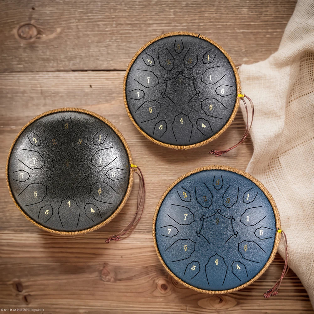 12 Inch D Tone Ethereal Drum Meditation Sound Healing 15 Notes Percussion Musical Instrument