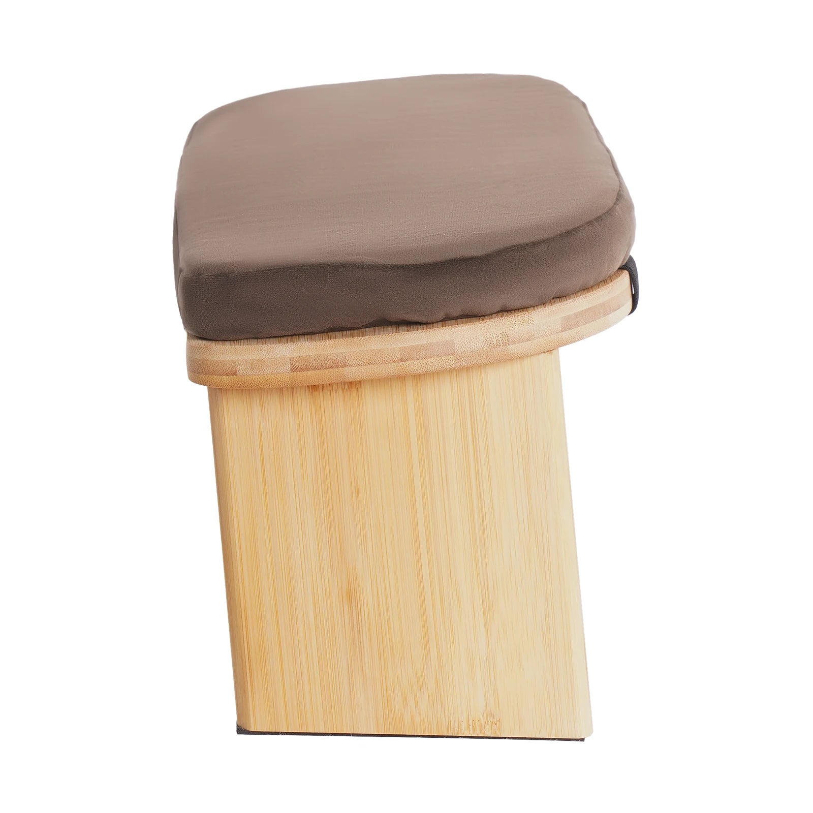 Wooden Foldable Meditation Stool: Portable Kneeling Bench for Home Yoga & Mindfulness