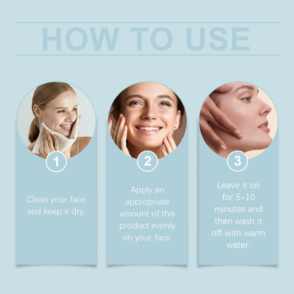 Viareline Dead Sea Mud Face Mask Pore Cleaning, Moisturizing, Exfoliating, Skin Smoothing