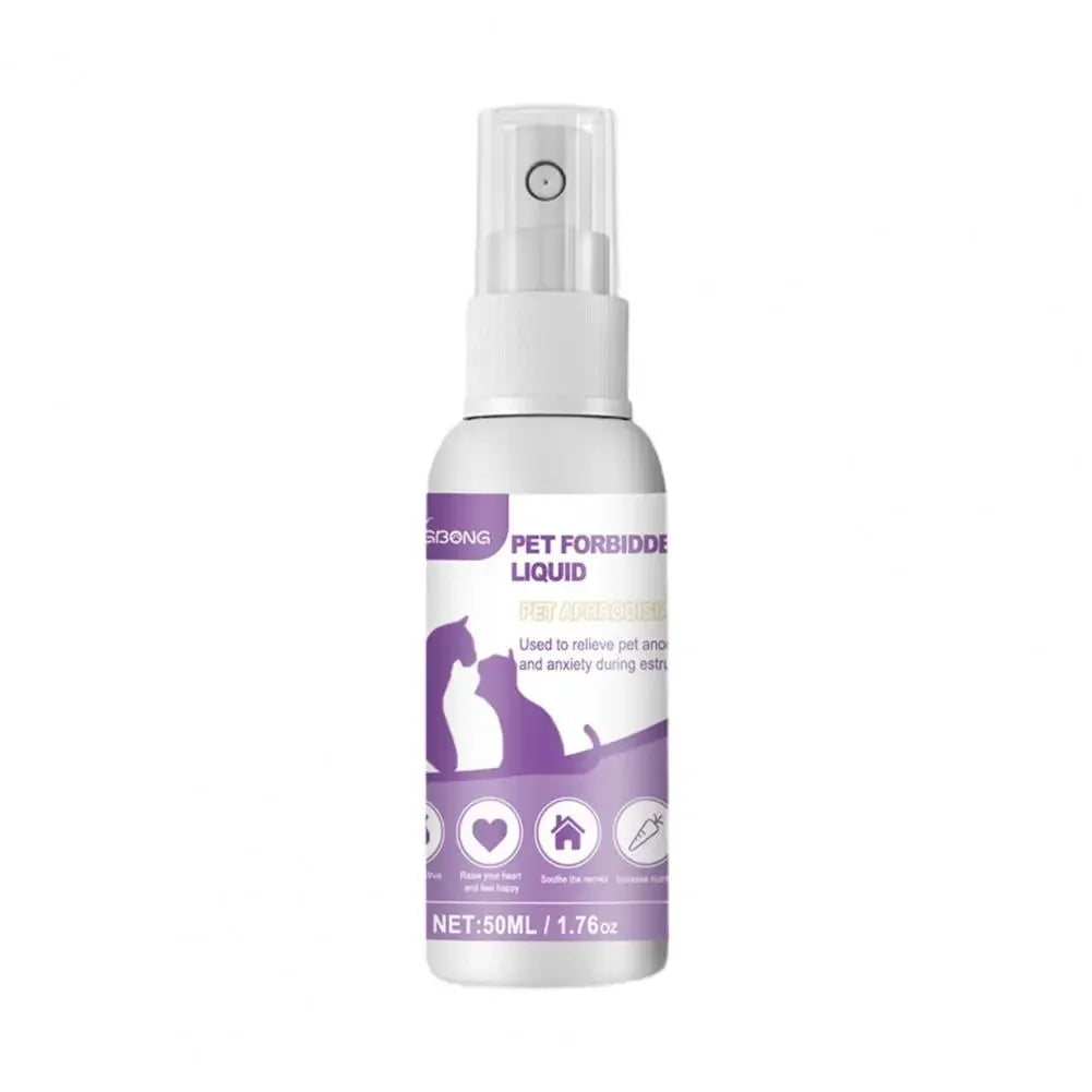 Great Pet Prohibition Spray Prevent Howling, Improve Appetite, Cat Calming Pheromone Travel Spray
