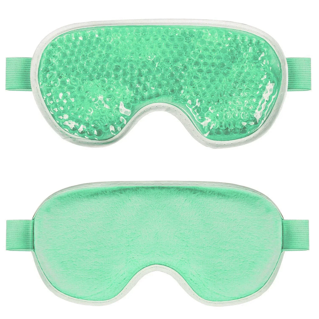 PVC Eye Mask Cooling Eye Mask, Hot Cold Compress Gel Beads for Puffy Eyes, Dark Circles Reducer