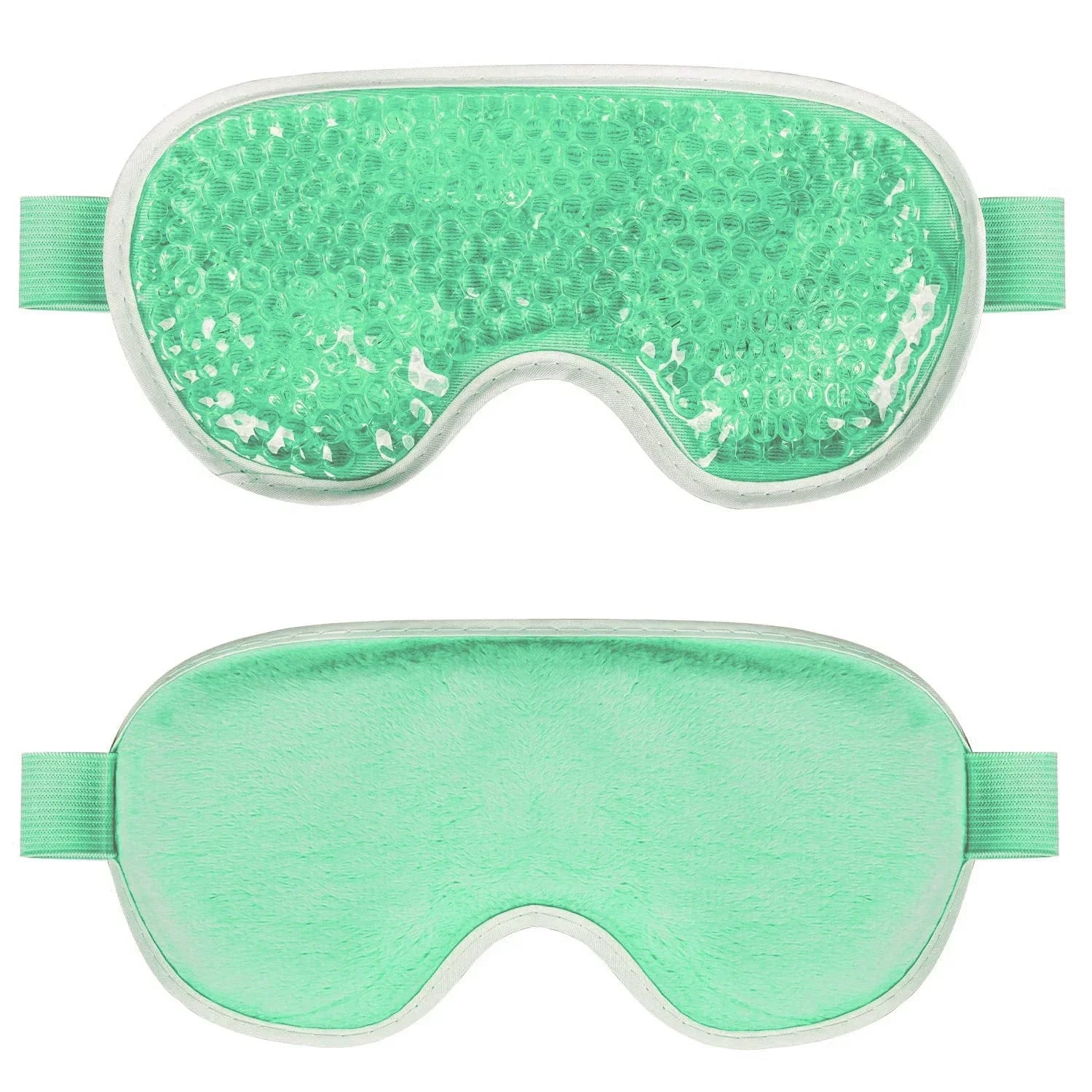 PVC Eye Mask Cooling Eye Mask, Hot Cold Compress Gel Beads for Puffy Eyes, Dark Circles Reducer