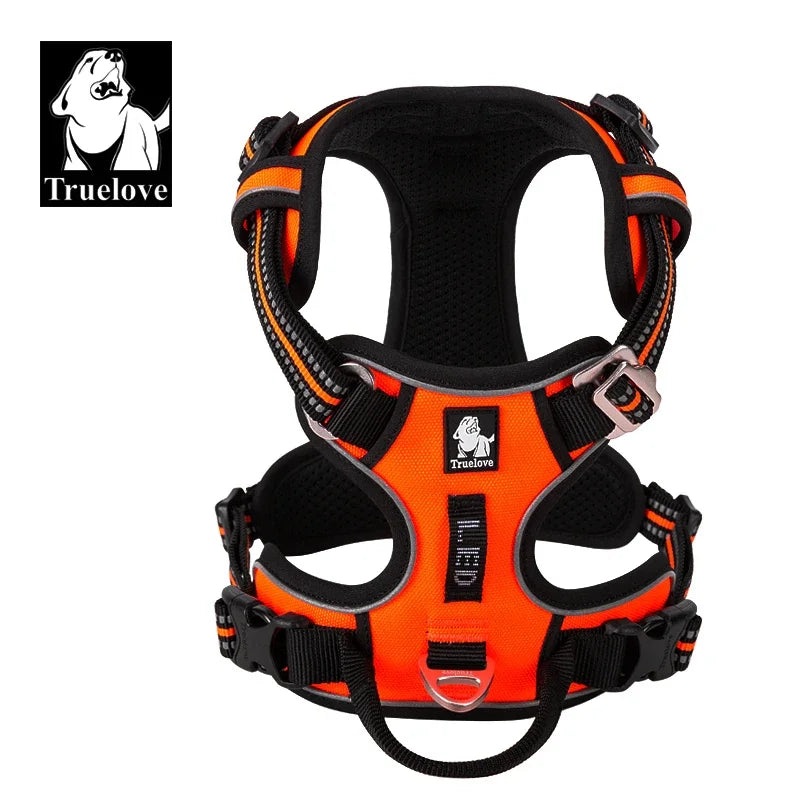 Truelove Pet Dog Harness Camouflage Reflective Nylon Easy to Adjust