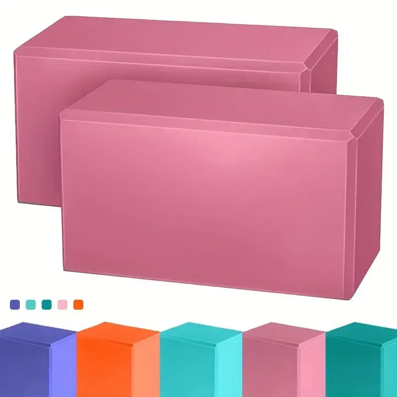 Yoga Blocks Foam Brick for Training, Exercise, Fitness, Stretching, Body Shaping