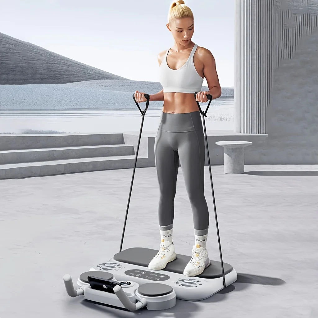 Pilates Board, 6 in 1 Multifunctional Equipment, Foldable Pilates Reformer Board