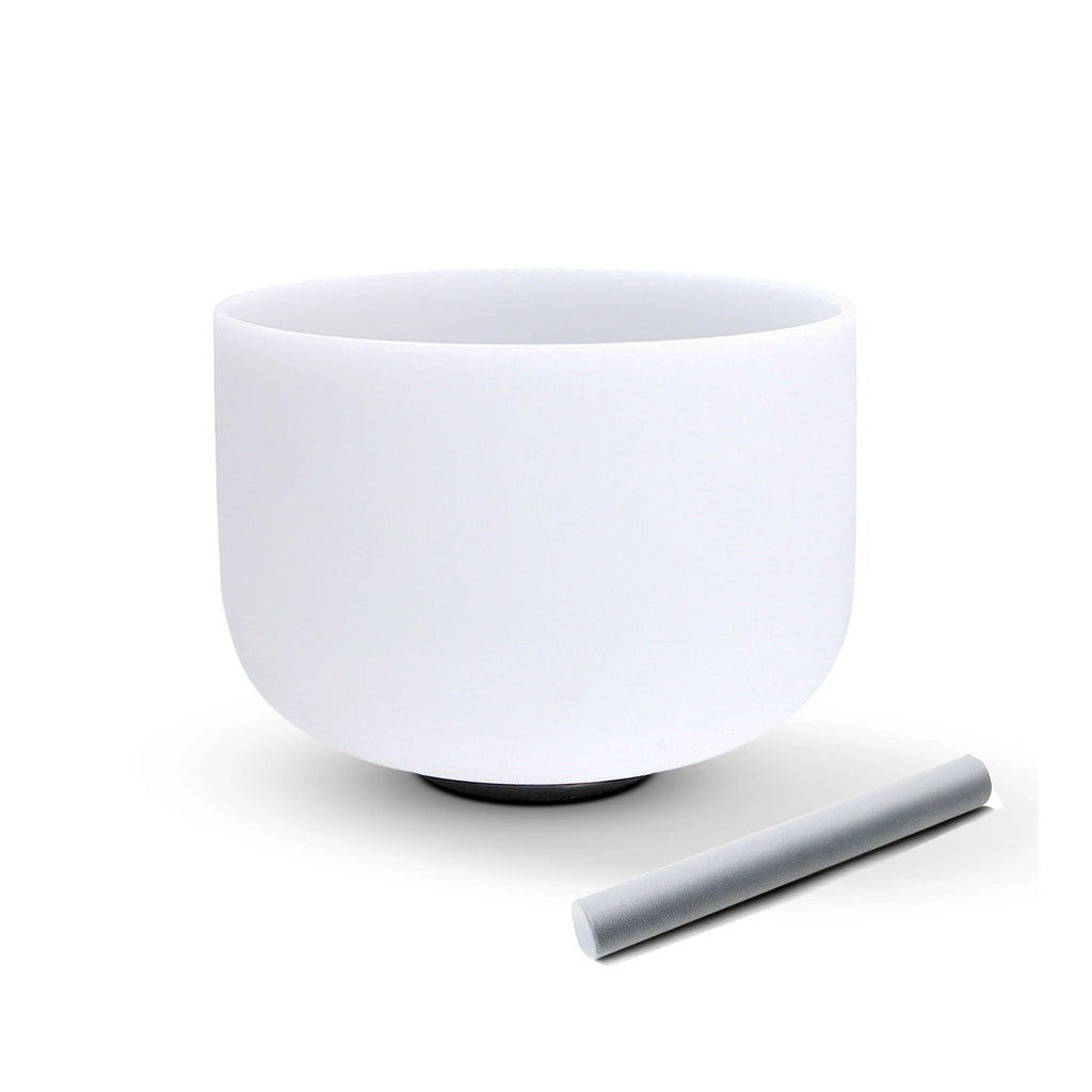 Outlets! Crystal Singing Bowl 3Pcs  for Sound Healing with  Suedce Stick and Bag