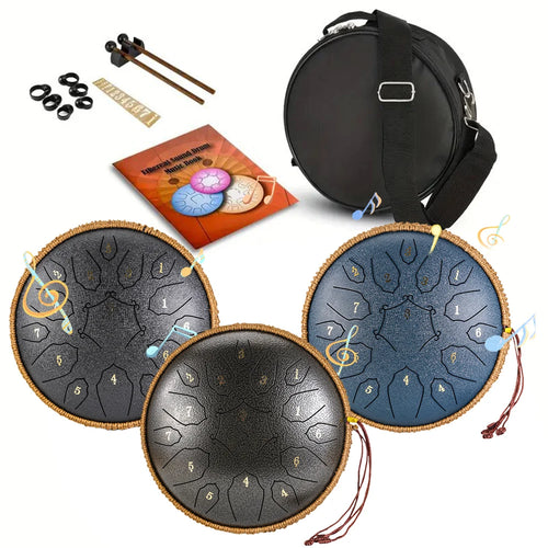 12 Inch D Tone Ethereal Drum Meditation Sound Healing 15 Notes Percussion Musical Instrument