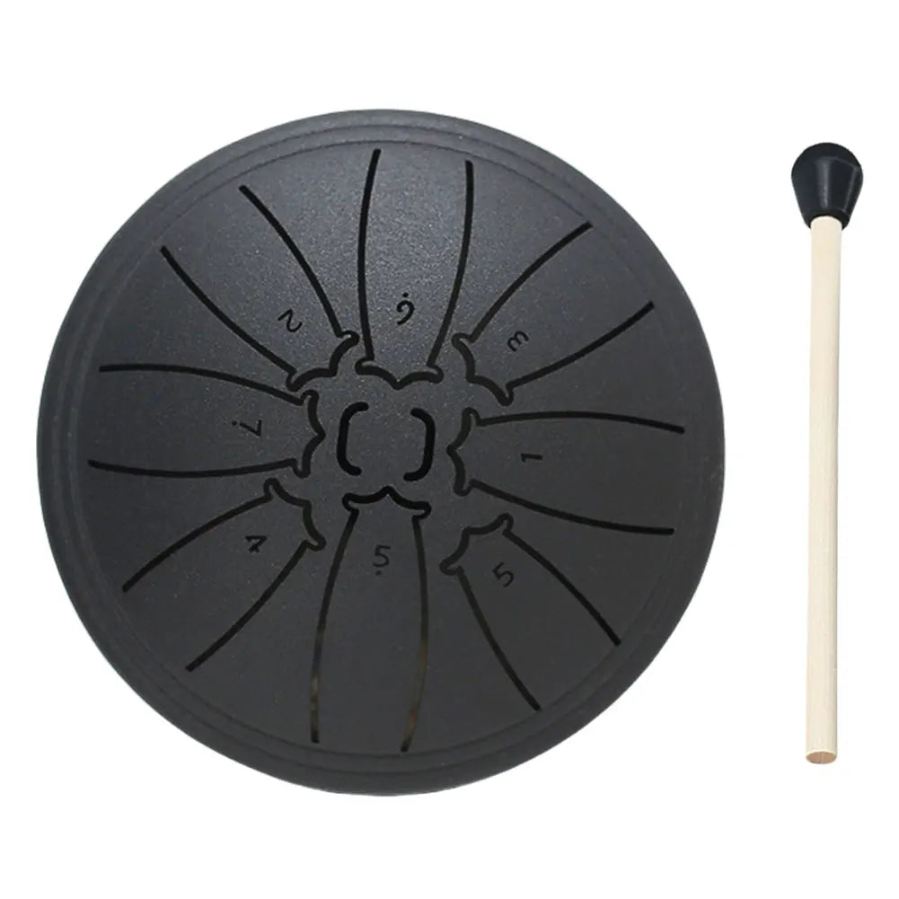 4 Inch 8 Notes Handpan Drum with Drum Mallet Percussion, Rain Drum for Yoga Meditation