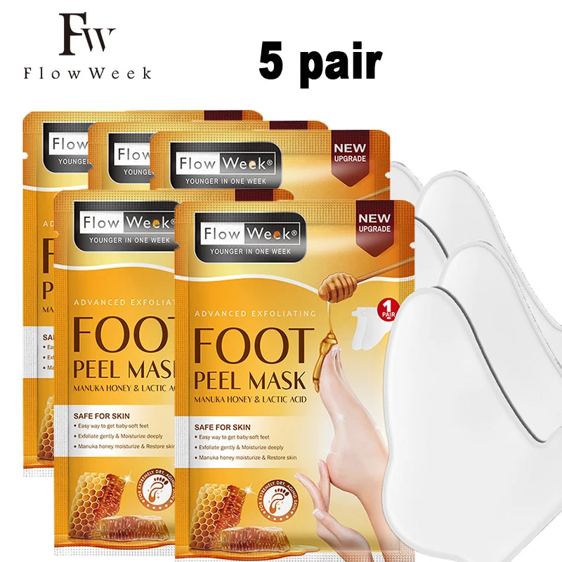 Foot Peeling Mask Repairs Heels & Removes Dry Dead Skin Exfoliating