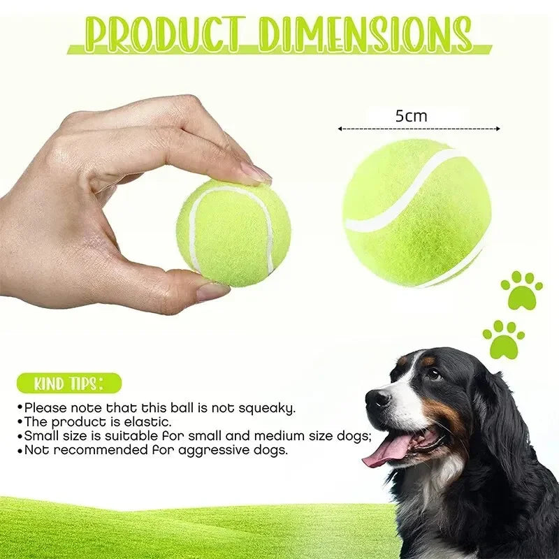 Tennis Balls for Dogs, 2-Inch Size, Compatible with Most Automatic Ball Launchers Idea for Small Dogs