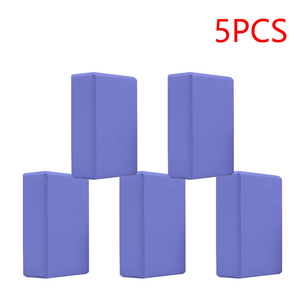 2-5PCS EVA Yoga Block Moisture-Proof, High Density, Body Shaping and for Meditation