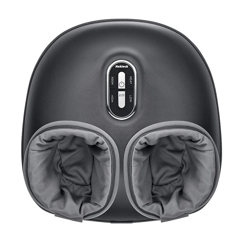 Nekteck Foot Massager Heating Therapy, Air Compression, Shiatsu Knead Roller, Muscle Relaxation