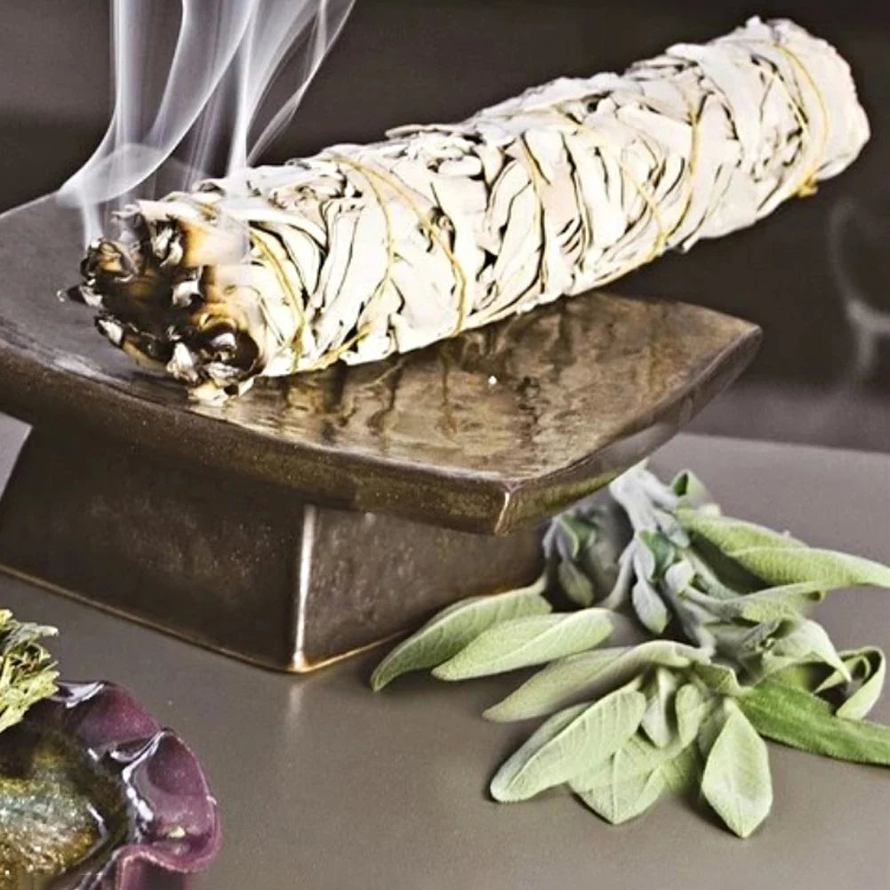 Meditation Incense White Sage Pure Grass Bundle for Multi-use