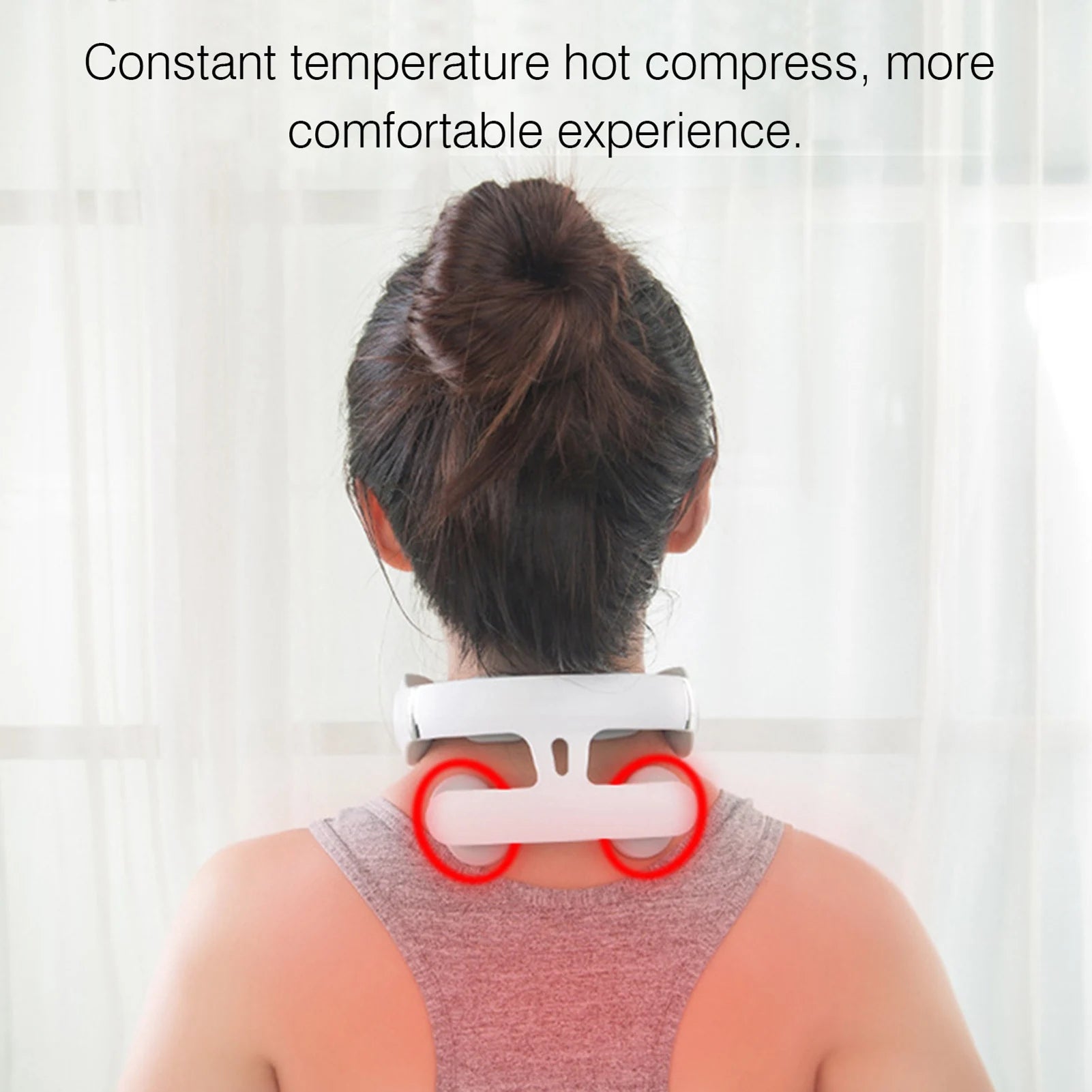 Neck Massage Machine for Head And Neck Protection Heating, Light Vibration, Hot Compress