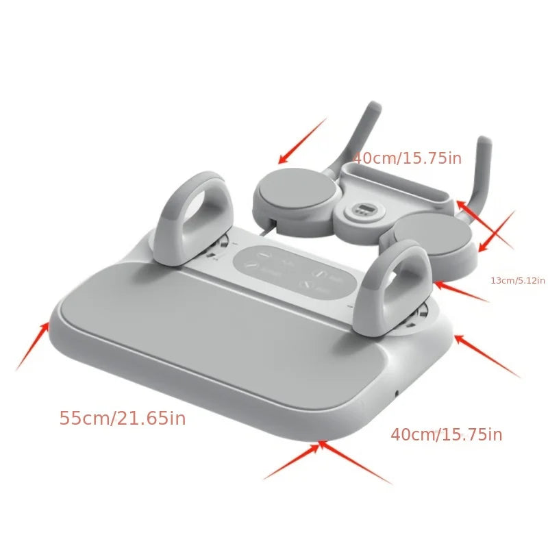 Pilates Board, 6 in 1 Multifunctional Equipment, Foldable Pilates Reformer Board