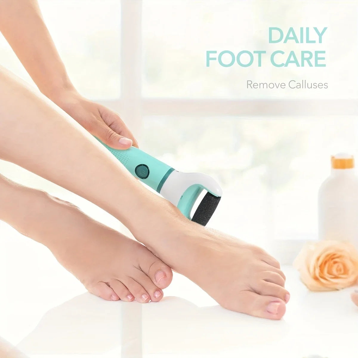 1pc Electric Wireless Foot Grinder Remove Dead Skin, Calluses, Hard Cracked skin Waterproof