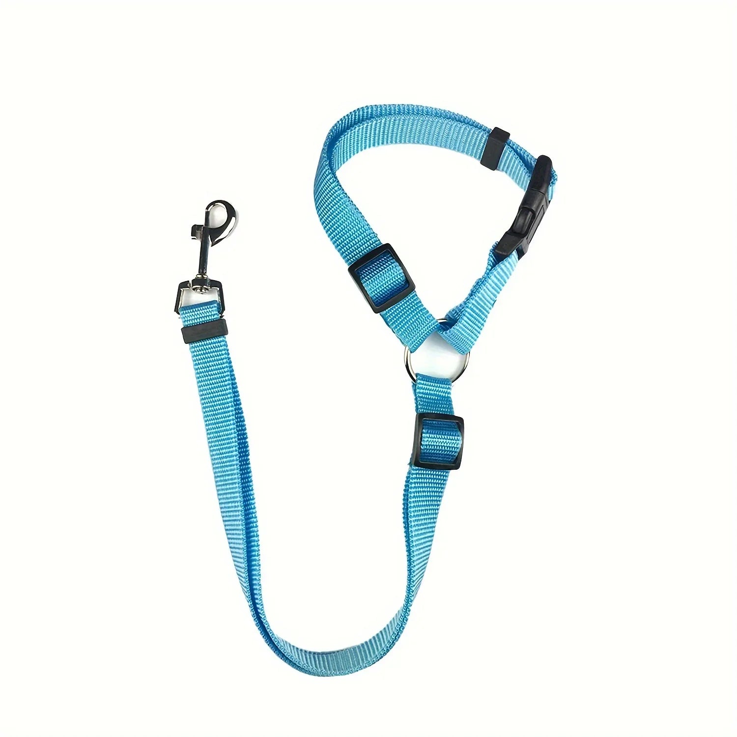 Pet car seat belts, dog and cat car leash, rear seat, retractable. Make your pet safer!
