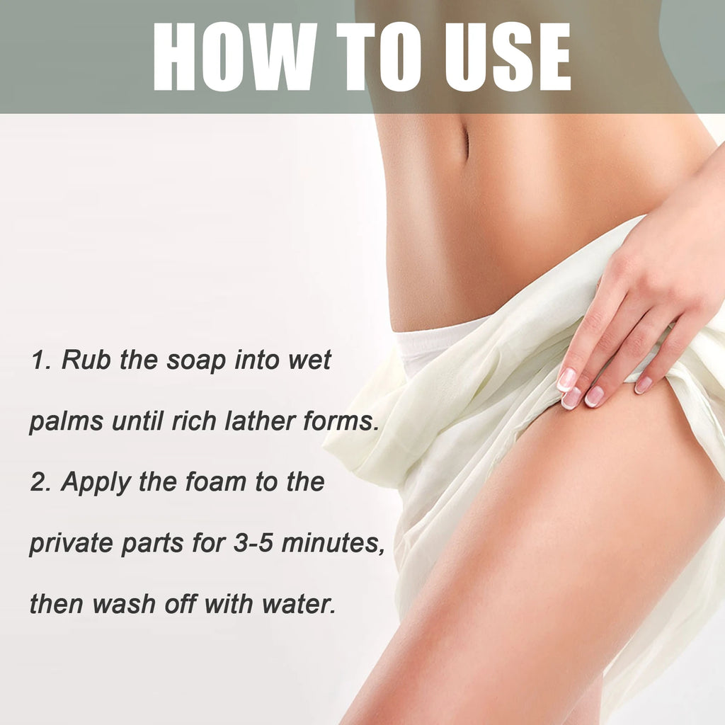 Lavender Yoni Soap Relieves Unpleasant Odors, Cleansing, Moisturizing Oil Control 100g