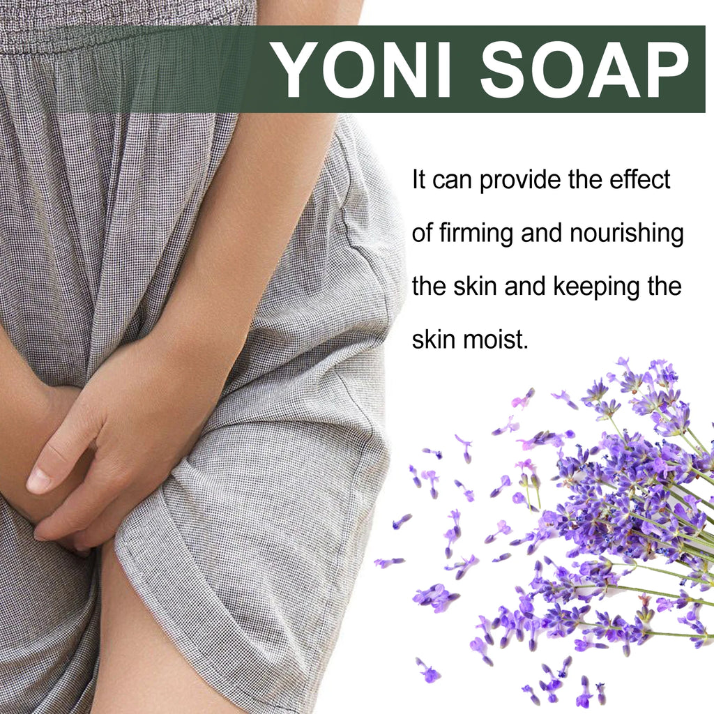 Lavender Yoni Soap Relieves Unpleasant Odors, Cleansing, Moisturizing Oil Control 100g