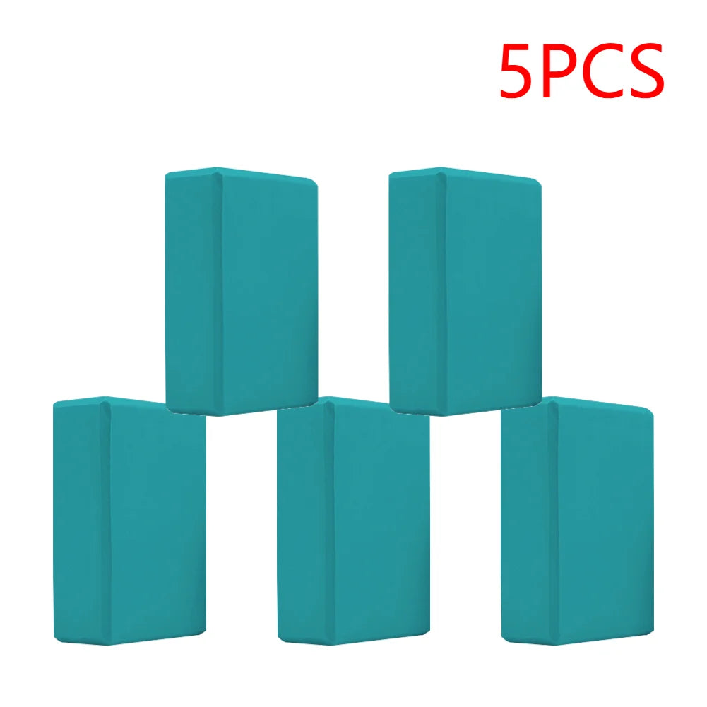 2-5PCS EVA Yoga Block Moisture-Proof, High Density, Body Shaping and for Meditation