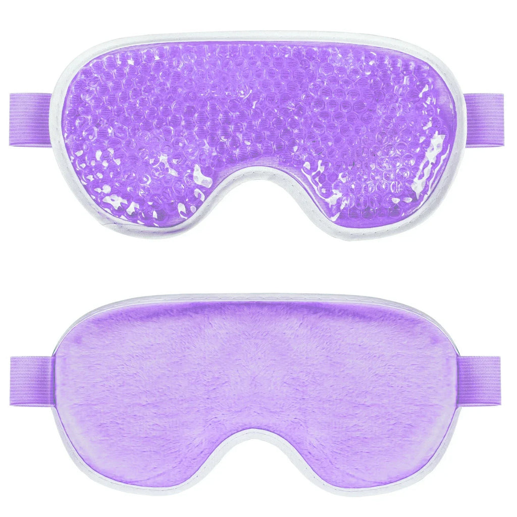 PVC Eye Mask Cooling Eye Mask, Hot Cold Compress Gel Beads for Puffy Eyes, Dark Circles Reducer