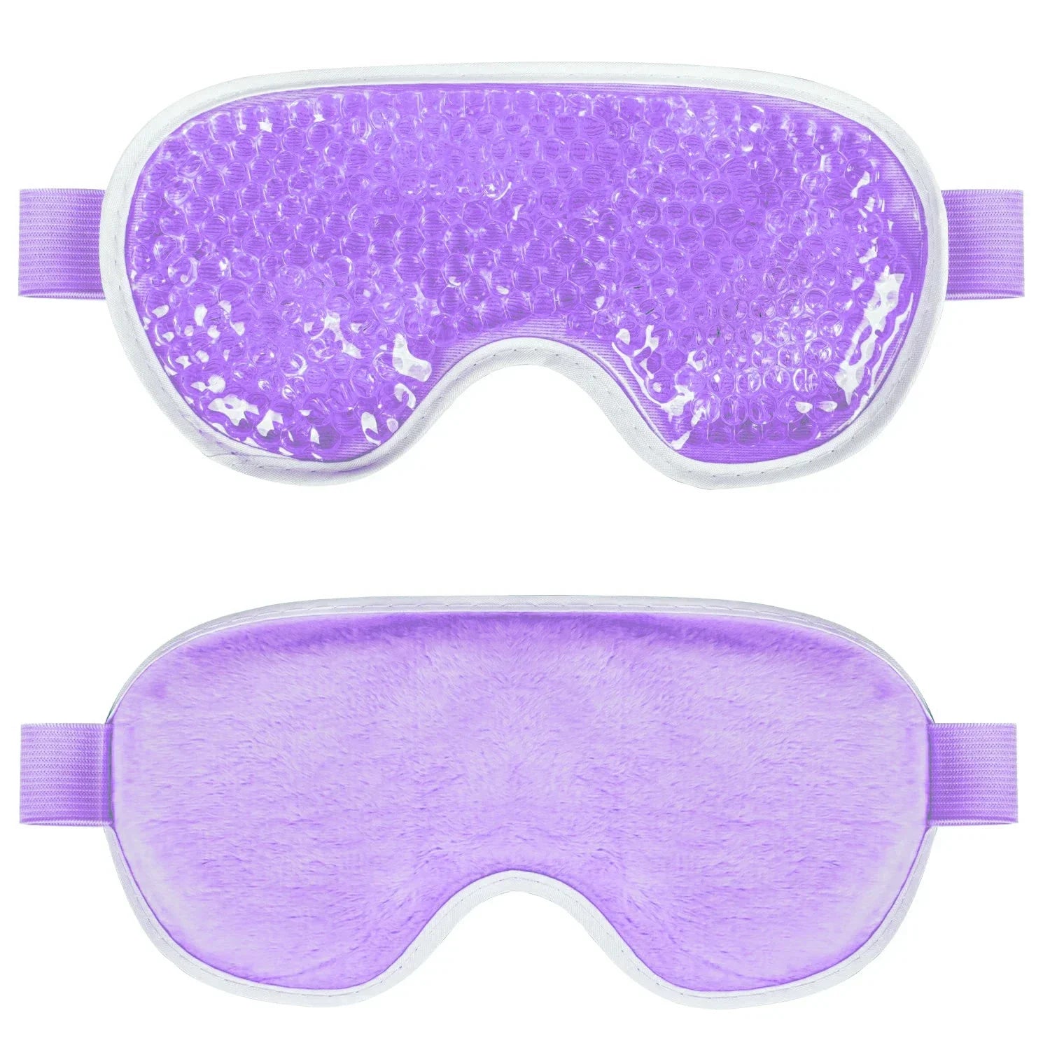 PVC Eye Mask Cooling Eye Mask, Hot Cold Compress Gel Beads for Puffy Eyes, Dark Circles Reducer