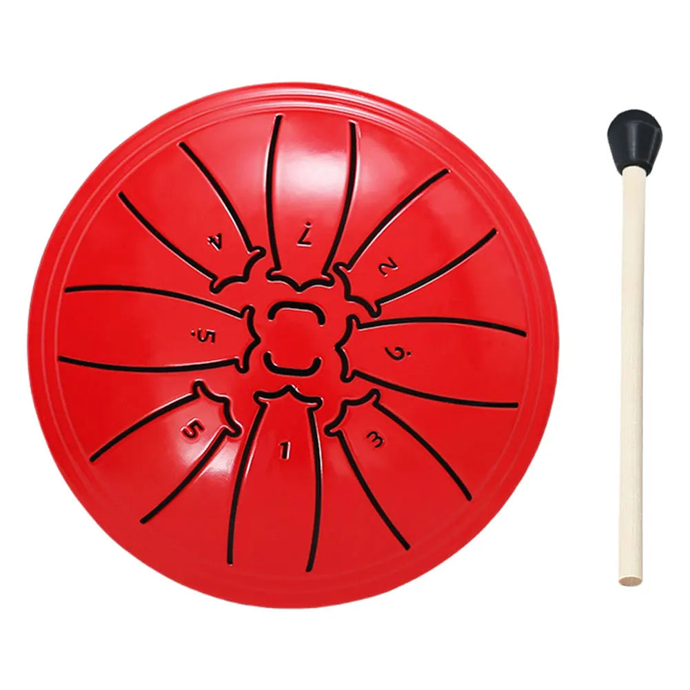 4 Inch 8 Notes Handpan Drum with Drum Mallet Percussion, Rain Drum for Yoga Meditation