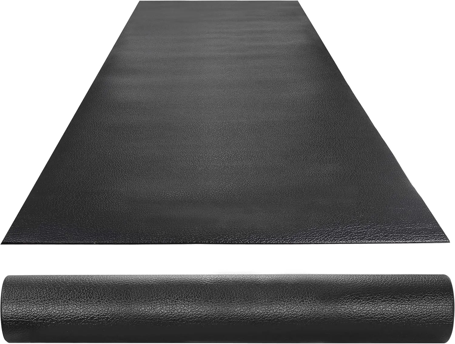 High Density Gym Exercise Treadmill Floor Mat,8 x 3 FT Anti Vibration PVC Exercise Equipment Mat,1/4" Thickness
