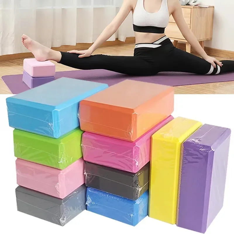 EVA Gym Blocks Foam Brick Training Exercise Fitness Tool, Yoga Bolster Pillow Cushion