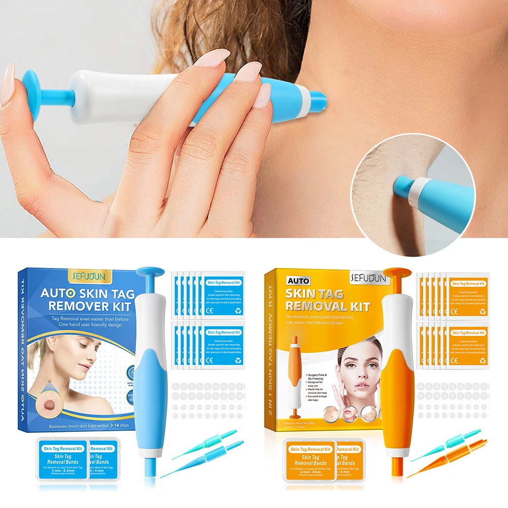 2 IN 1 Auto Micro Skin Tag Remover Device, Mole, Wart Remover Beauty Tools