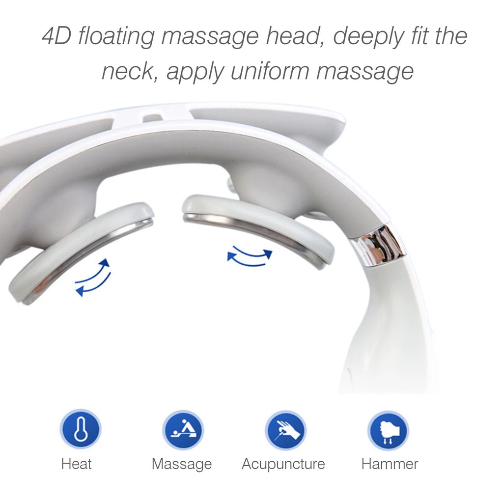 Neck Massage Machine for Head And Neck Protection Heating, Light Vibration, Hot Compress