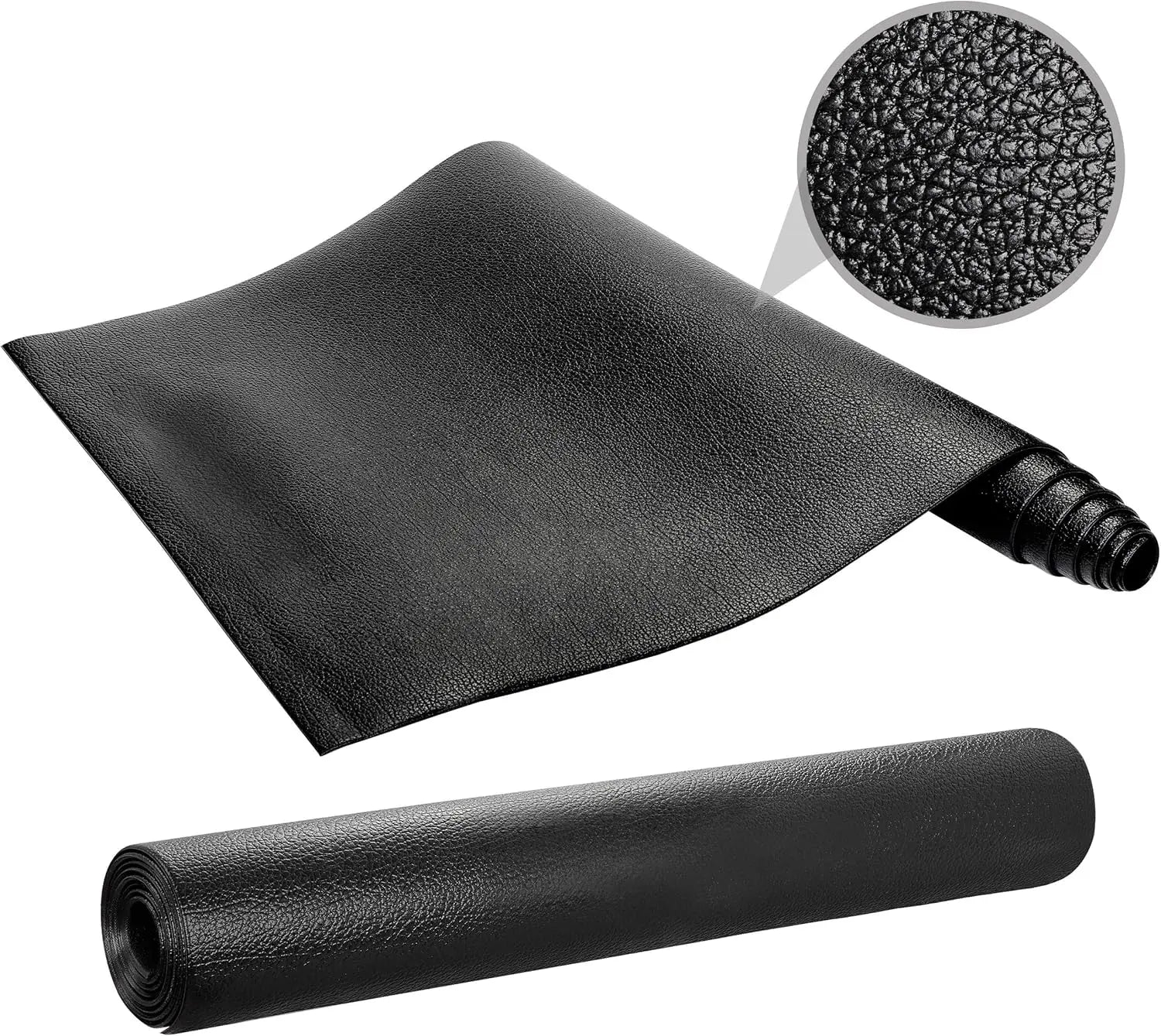 High Density Gym Exercise Treadmill Floor Mat,8 x 3 FT Anti Vibration PVC Exercise Equipment Mat,1/4" Thickness