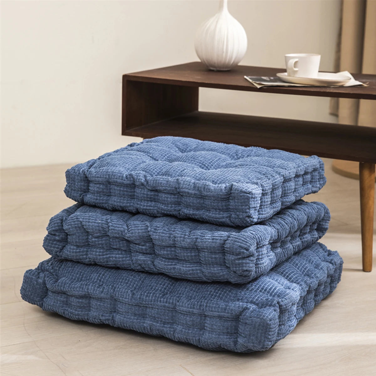 1 PC Degrees of Comfort Meditation Floor Pillow, Square Large Pillows Thick Floor Cushion