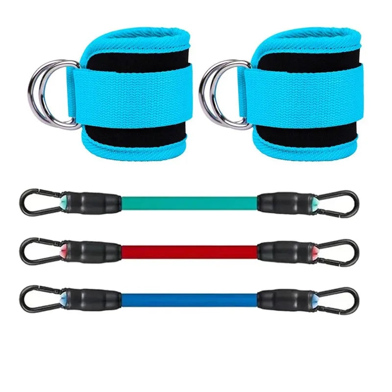 Exercising Resistance Belt, Puller, Leg Strength Training, Tie Strap, Foot Loop Buckle, Elastic Rope Protector