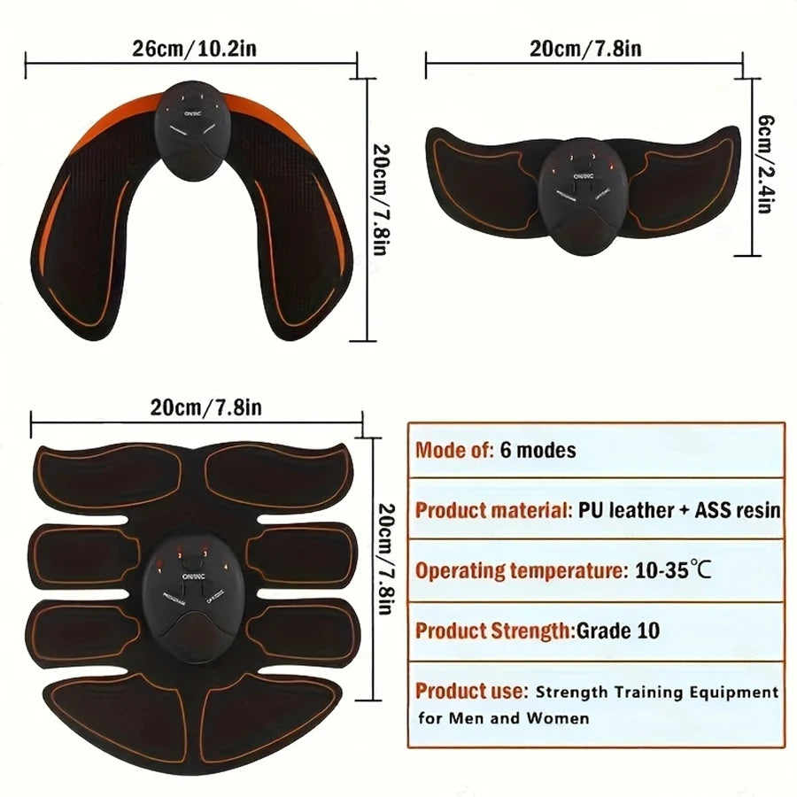Abs Stimulator, Toning Workout for Abdomen/Arm/Leg, Workout Equipment for Men Women ﻿