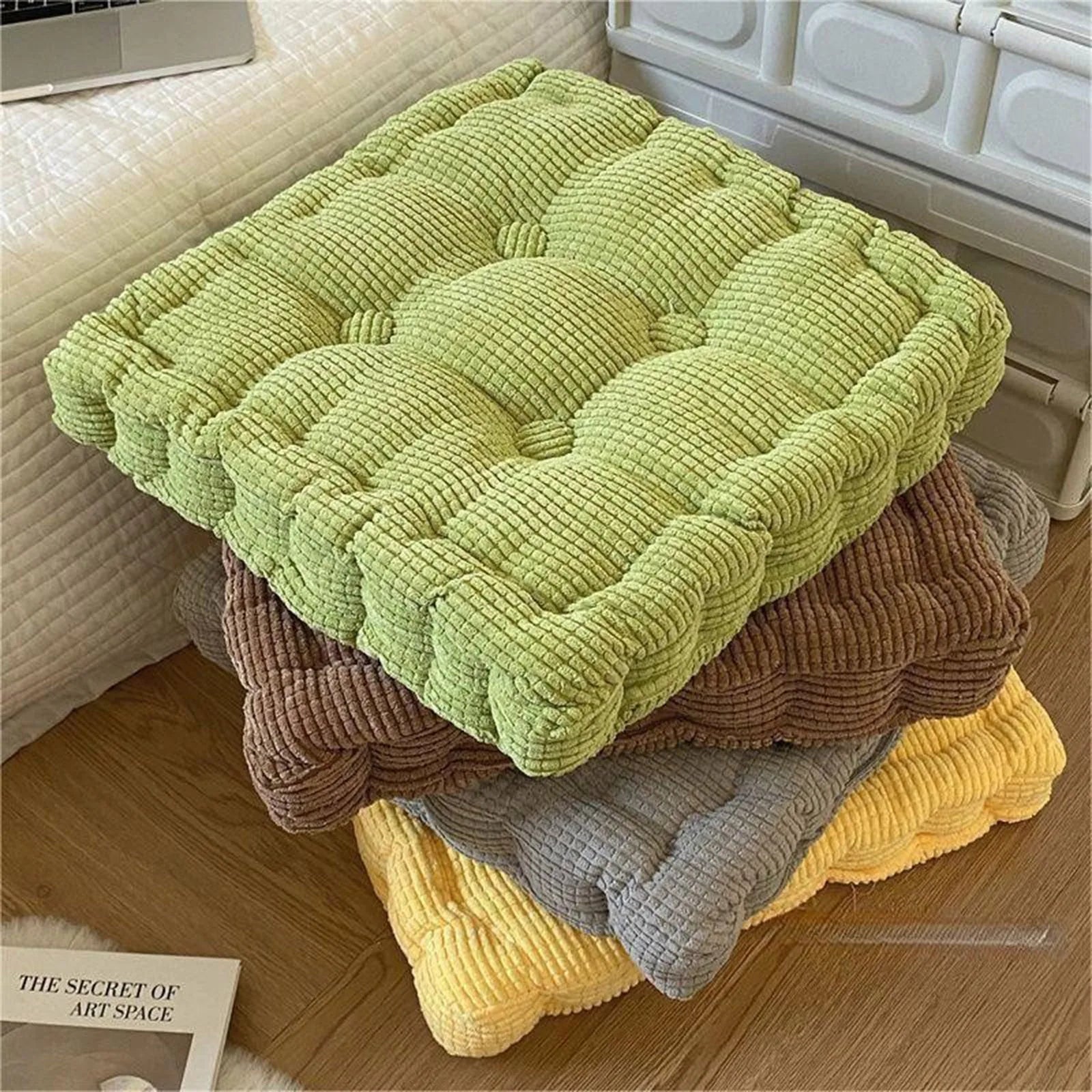 40x40cm Home Decor Square Meditation Seat Pillow, Yoga Living