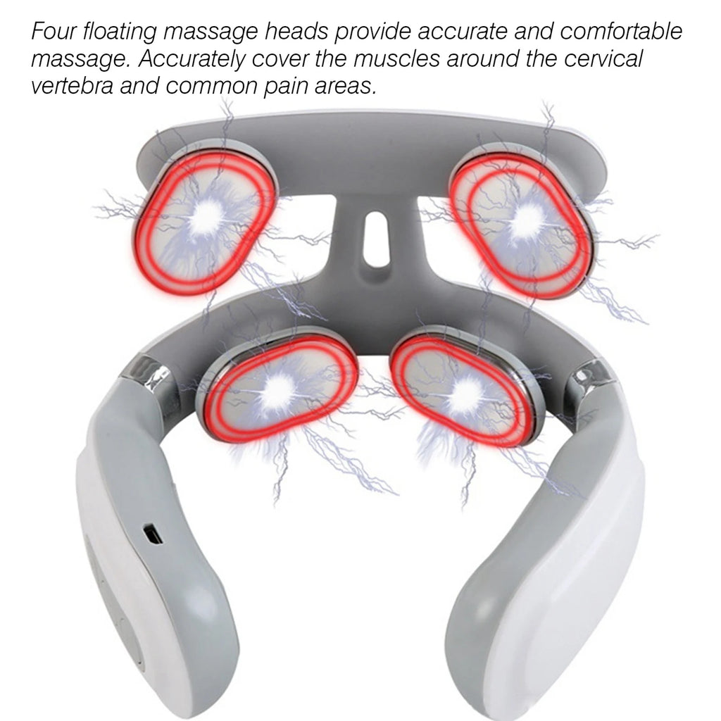 Neck Massage Machine for Head And Neck Protection Heating, Light Vibration, Hot Compress