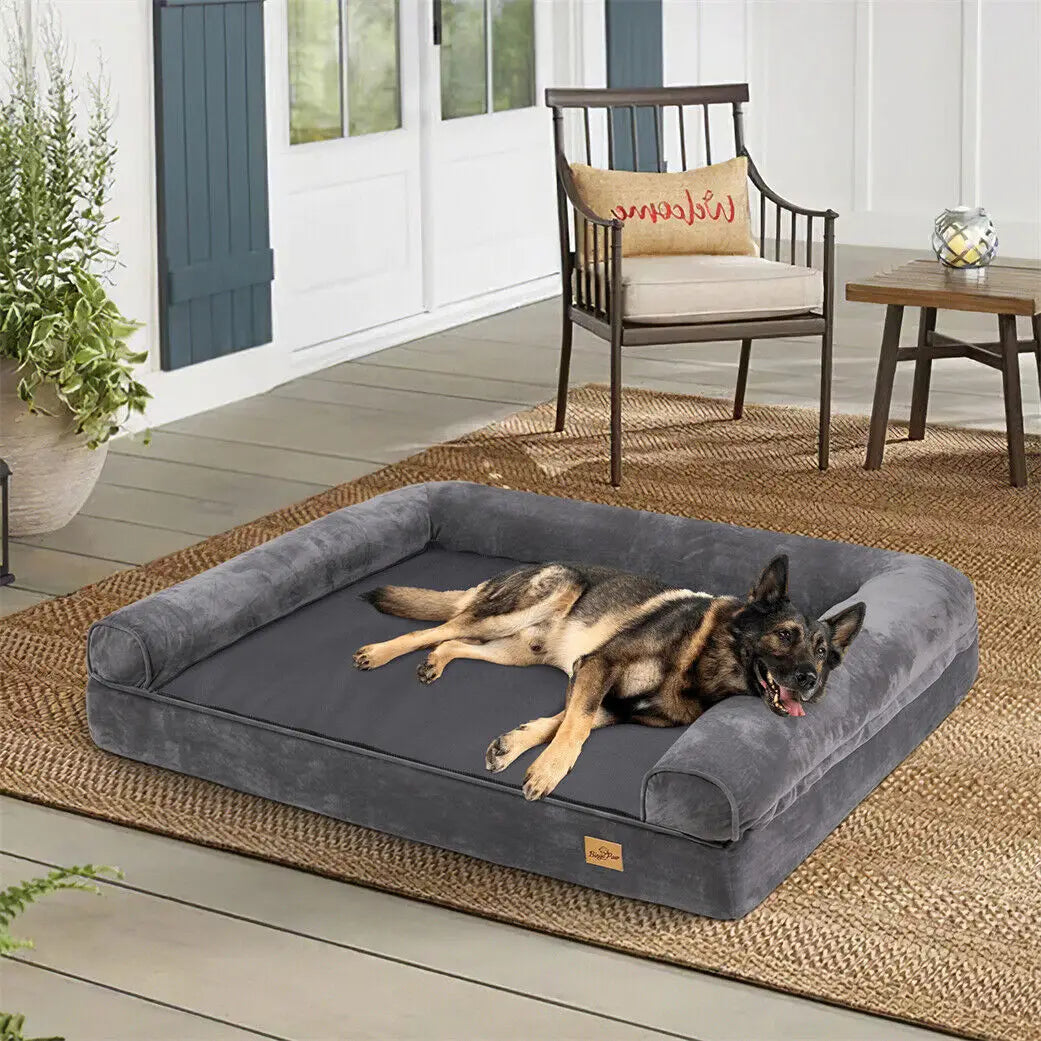 Dog Bed Extra Large Orthopedic Pet Mattress, Cushion with Removable Washable Cover, Soft Sponge Foam
